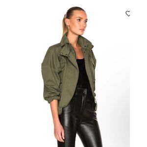 Marissa Webb Kayla Cotton Belted Utilitarian Inspired Jacket Size XSmall